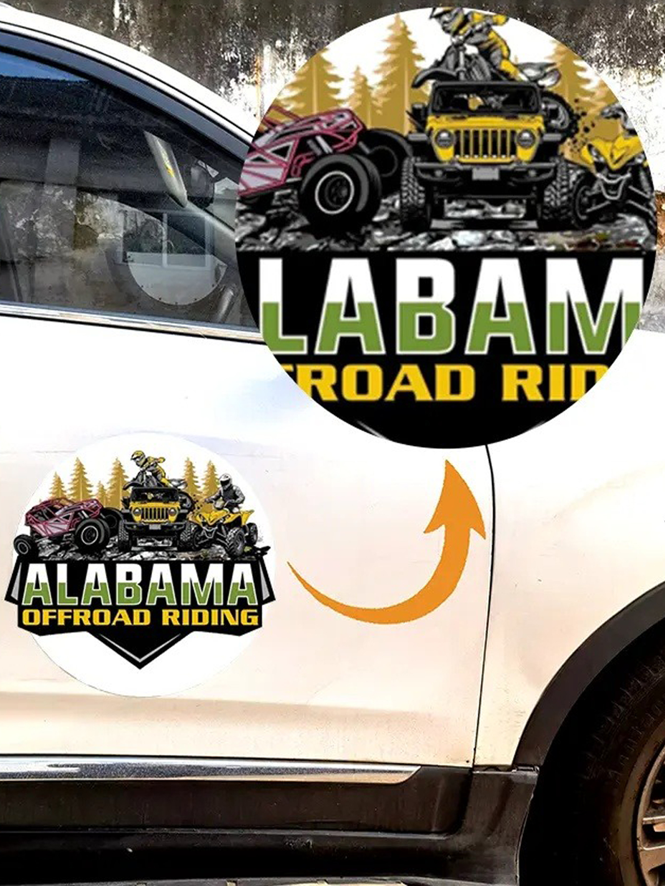 Personalised Car Stickers – Pictures and Text